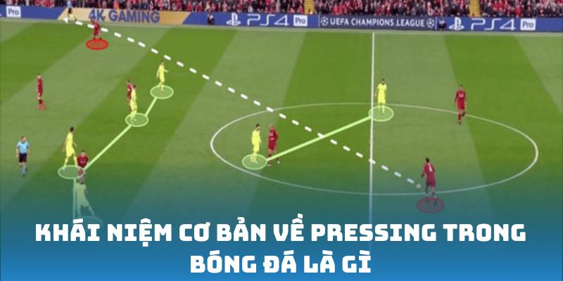 Khái niệm cơ bản về pressing trong bóng đá là gì