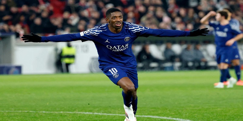 Dembele với khả năng tăng tốc vượt trội