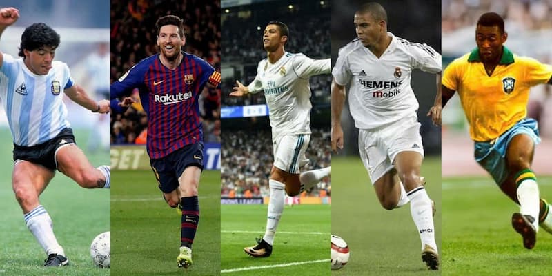 Những huyền thoại bóng đá thế giới có sức ảnh hưởng lớn nhất